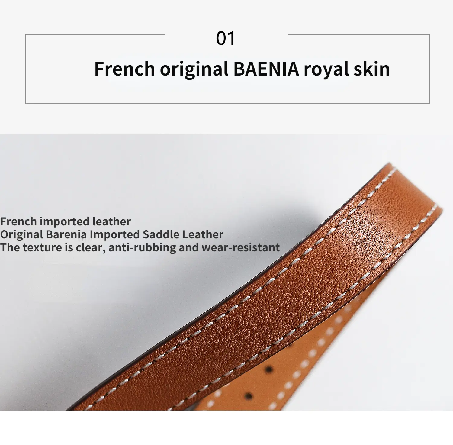 Double Tour Leather Strap for Apple Watch Band Ultra 2 49mm 41mm 45mm 42mm 44mm Bracelet Correa for Iwatch Series 9 8 7 6 SE 5 4