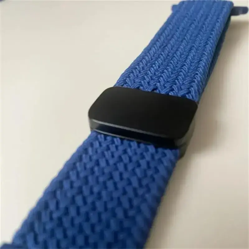 Nylon Strap For Apple Watch Band 44mm 40mm 45mm 49mm 41mm 38 magnetic buckle Braided Bracelet iWatch series se 7 5 6 8 9 Ultra 2