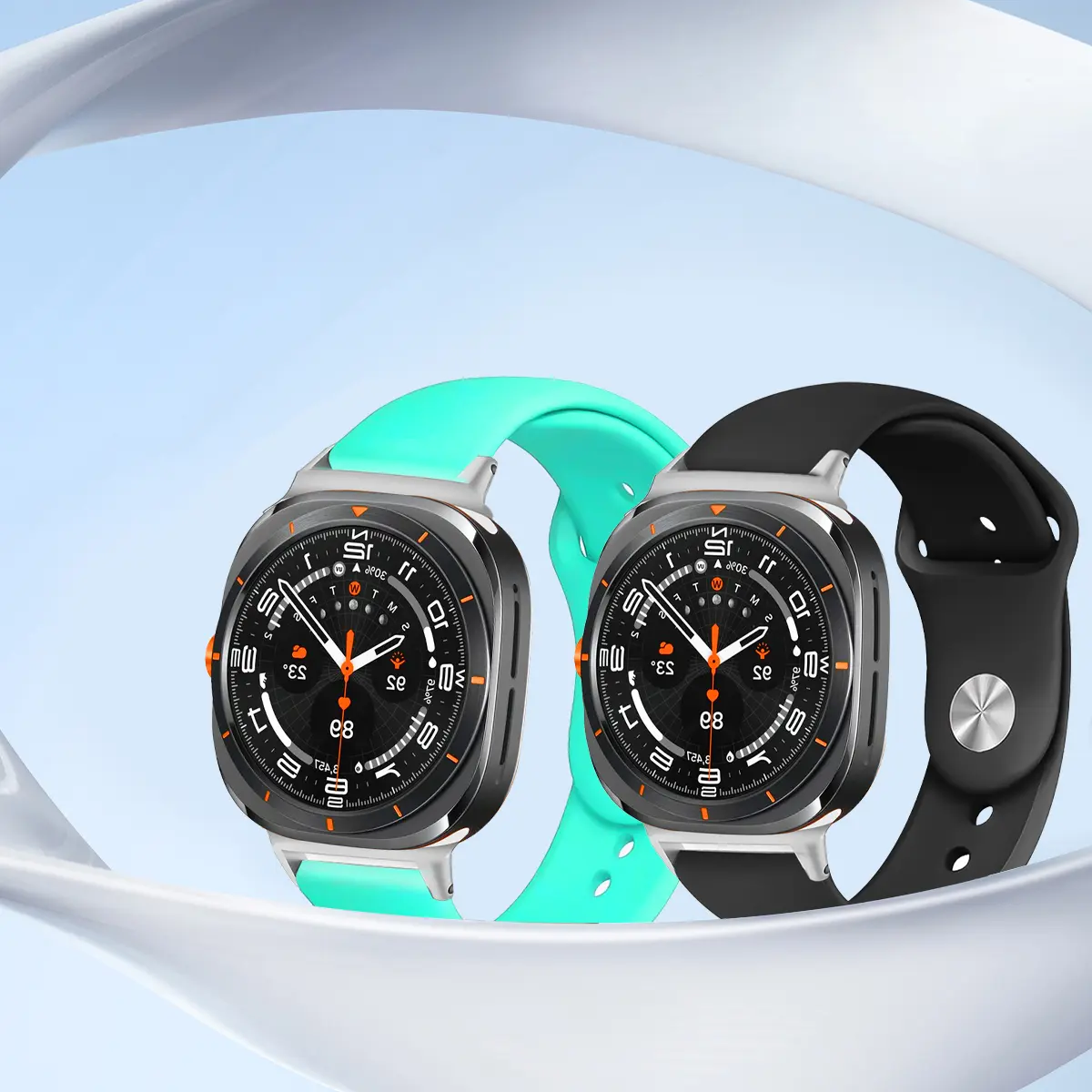 Silicone Sports Band for Samsung Galaxy Watch 7 Ultra 47mm Strap Bracelet Wristband for Galaxy Watch 8 Ultra 2025 Watchband