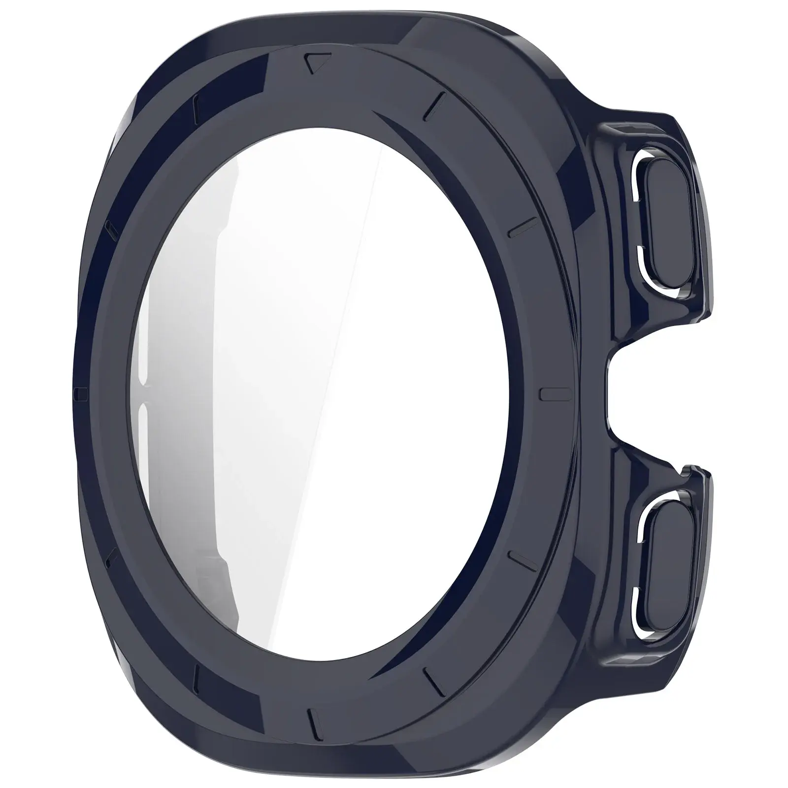 Case for Samsung Galaxy Watch Ultra 47mm accessories Tempered Glass Screen Protector Hard PC Bumper Galaxy Watch 7 ultra Cover