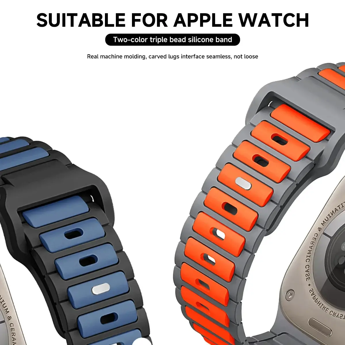 Soft Silicone Sport Band For Apple Watch ultra Band 49mm 40mm 41mm 42mm 49mm  Rubber correa Strap iwatch series 10 9 8 7 3 5 6 4