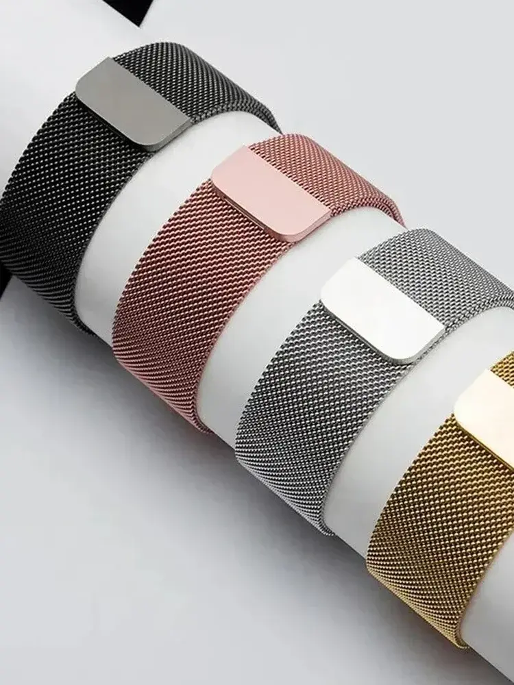 Magnetic Loop Strap For Apple Watch Band 44mm 45mm 40mm 41mm 42mm 38mm bracelet correa iWatch series se 9 7 3 5 6 8 Ultra 2 49mm