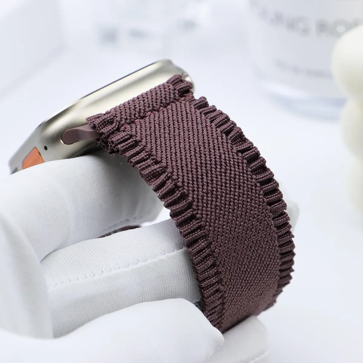 Elastic Nylon Strap for Apple Watch band 49mm 45mm 44mm 42 Loop Belt for iwatch series Ultra 8 7 6 SE 5 4 40mm 41mm 38 Bracelet