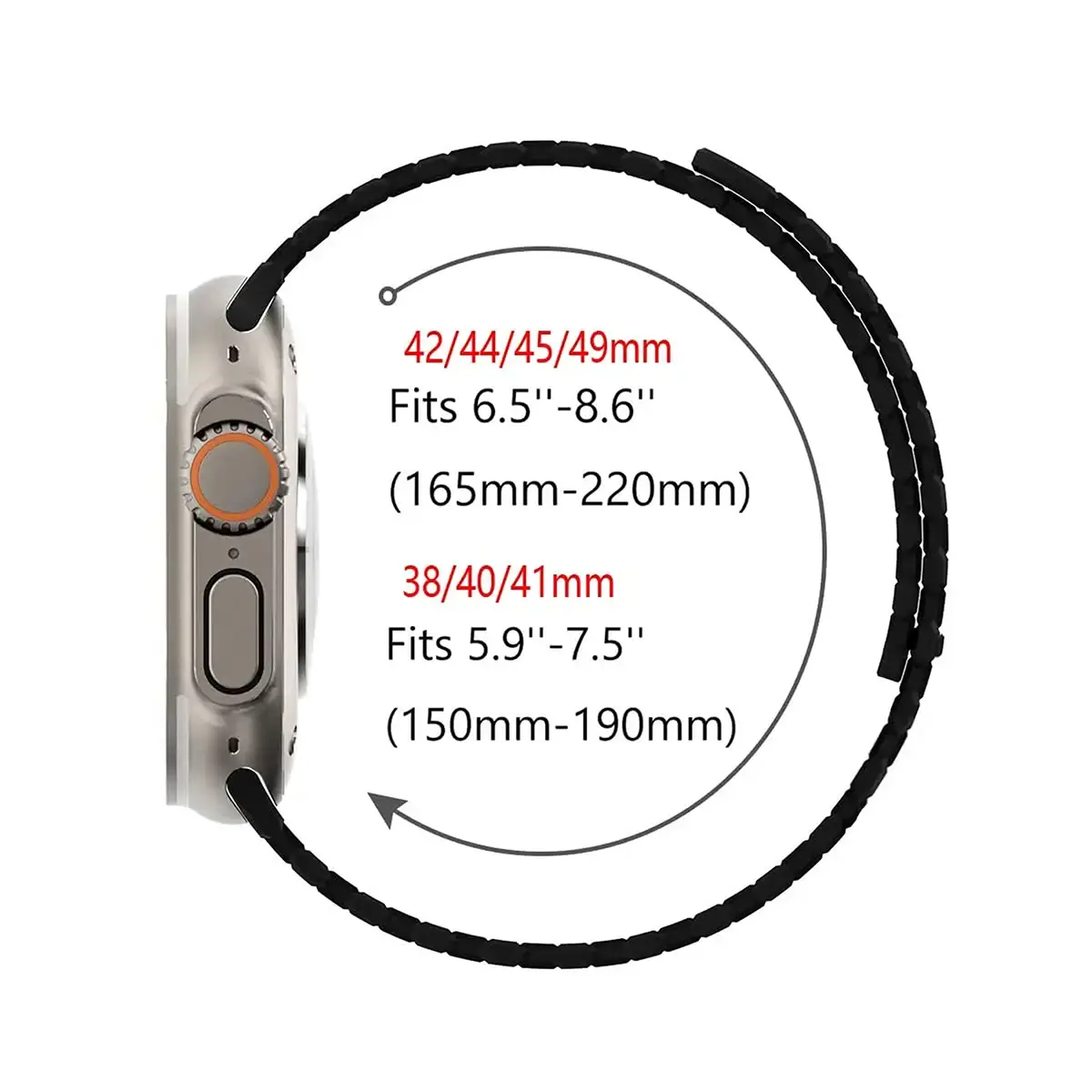 Silicone Magnetic Strap for Apple Watch Ultra Band 49mm 45mm 44mm 40mm 38mm 41mm 45 44 mm Correa iWatch Series 9 8 7 6 Se Bands