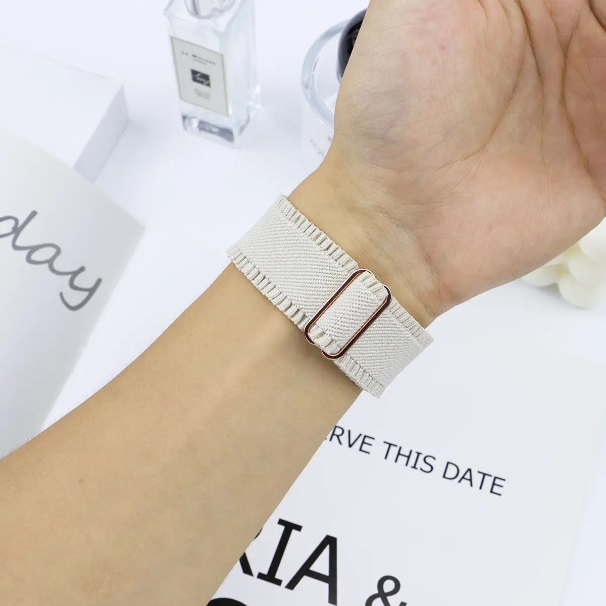 Elastic Nylon Strap for Apple Watch band 49mm 45mm 44mm 42 Loop Belt for iwatch series Ultra 8 7 6 SE 5 4 40mm 41mm 38 Bracelet