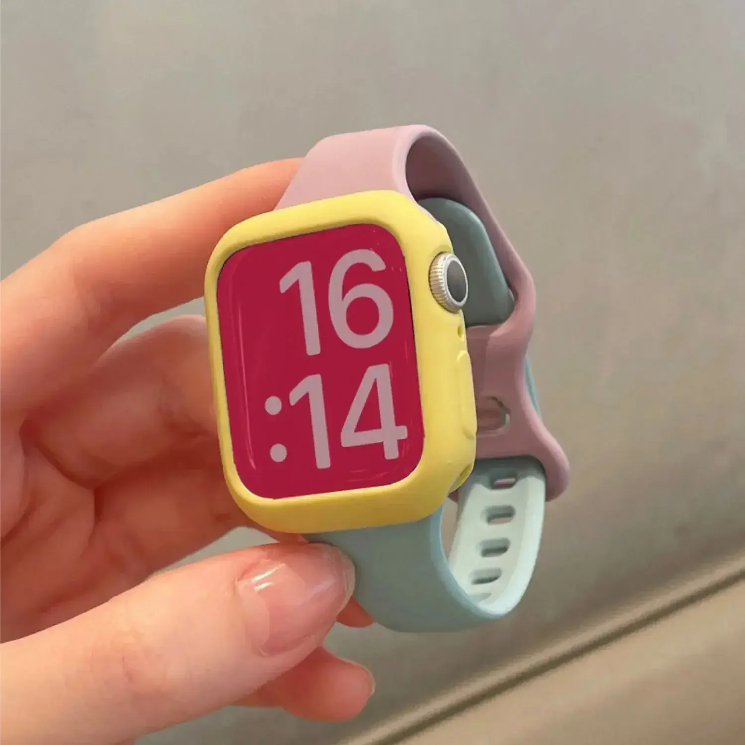 Case +Silicone Strap for Apple Watch Band 46mm 42mm 10 9 8 7 41 45 49mm Sport Watch Band for IWatch Series 6 SE5 4 3 2 1 38 42MM