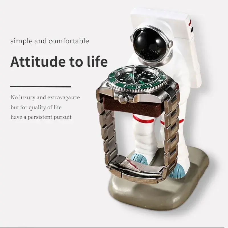 New Resin Watch Stand Individuality Astronaut Old Housekeeper Holder Watch Storage Boxes Creative Decorative Ornaments Jewelry