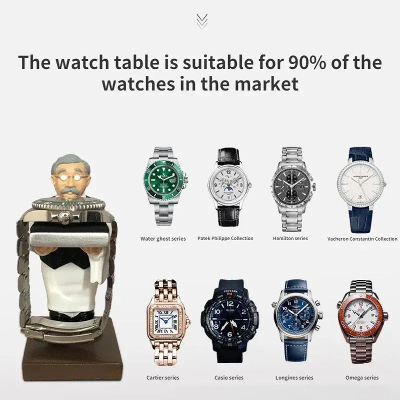 New Resin Watch Stand Individuality Astronaut Old Housekeeper Holder Watch Storage Boxes Creative Decorative Ornaments Jewelry