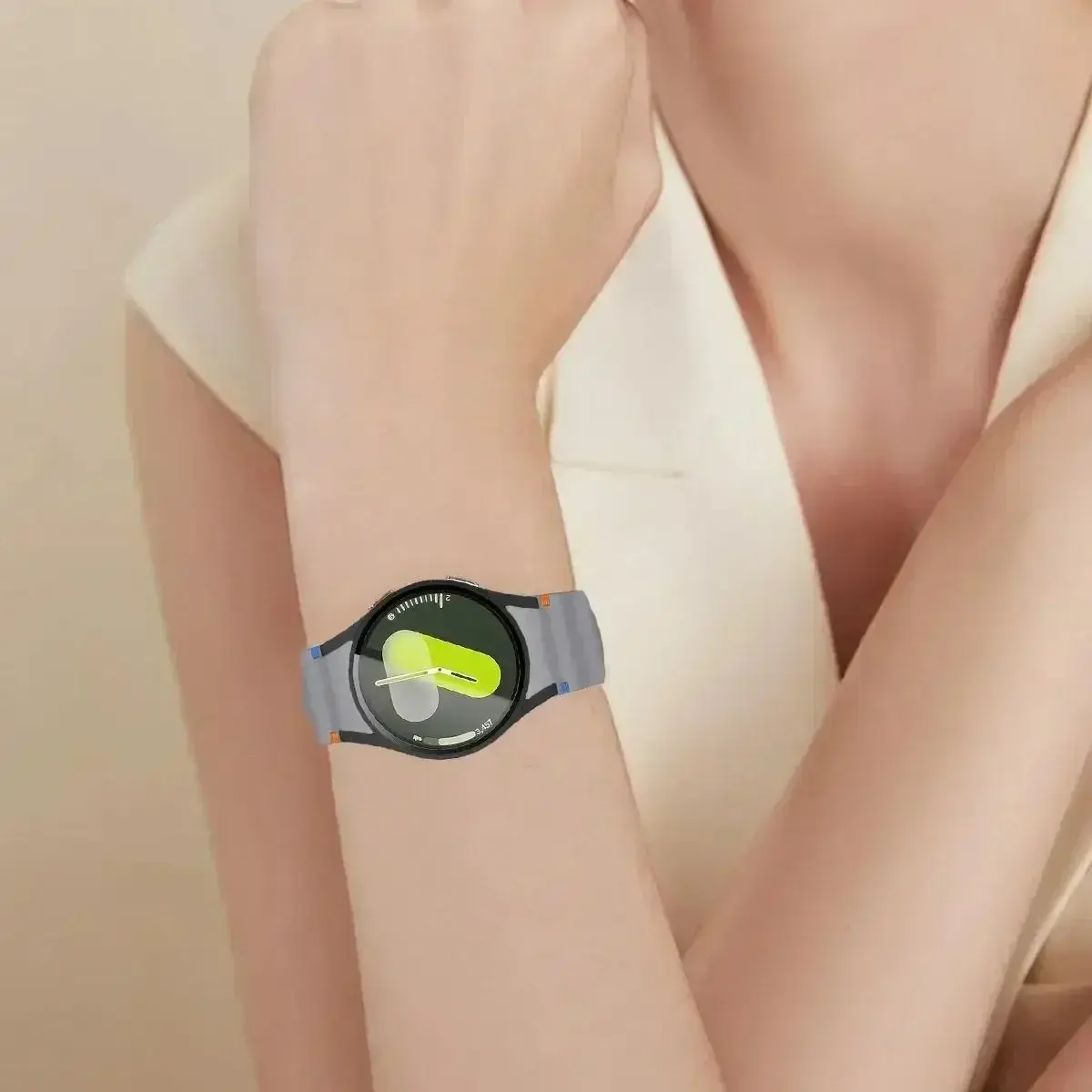 Case+Band for Samsung Galaxy Watch 7 6 40mm 44mm Silicone Official Strap PC Protector Cover Bumper for Galaxy Watch 7 6 Bracelet