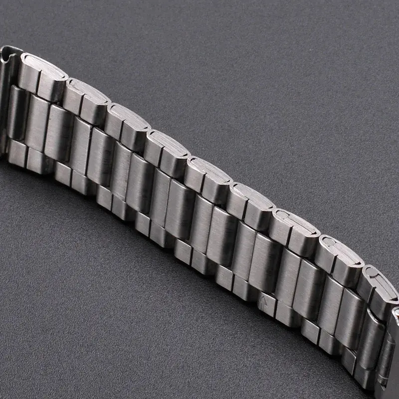 Stainless Steel Watch Band Universal Strap Folding Safety Buckle for Women Bracelet Strap18mm 20mm 22mm Watch Belt Accessories