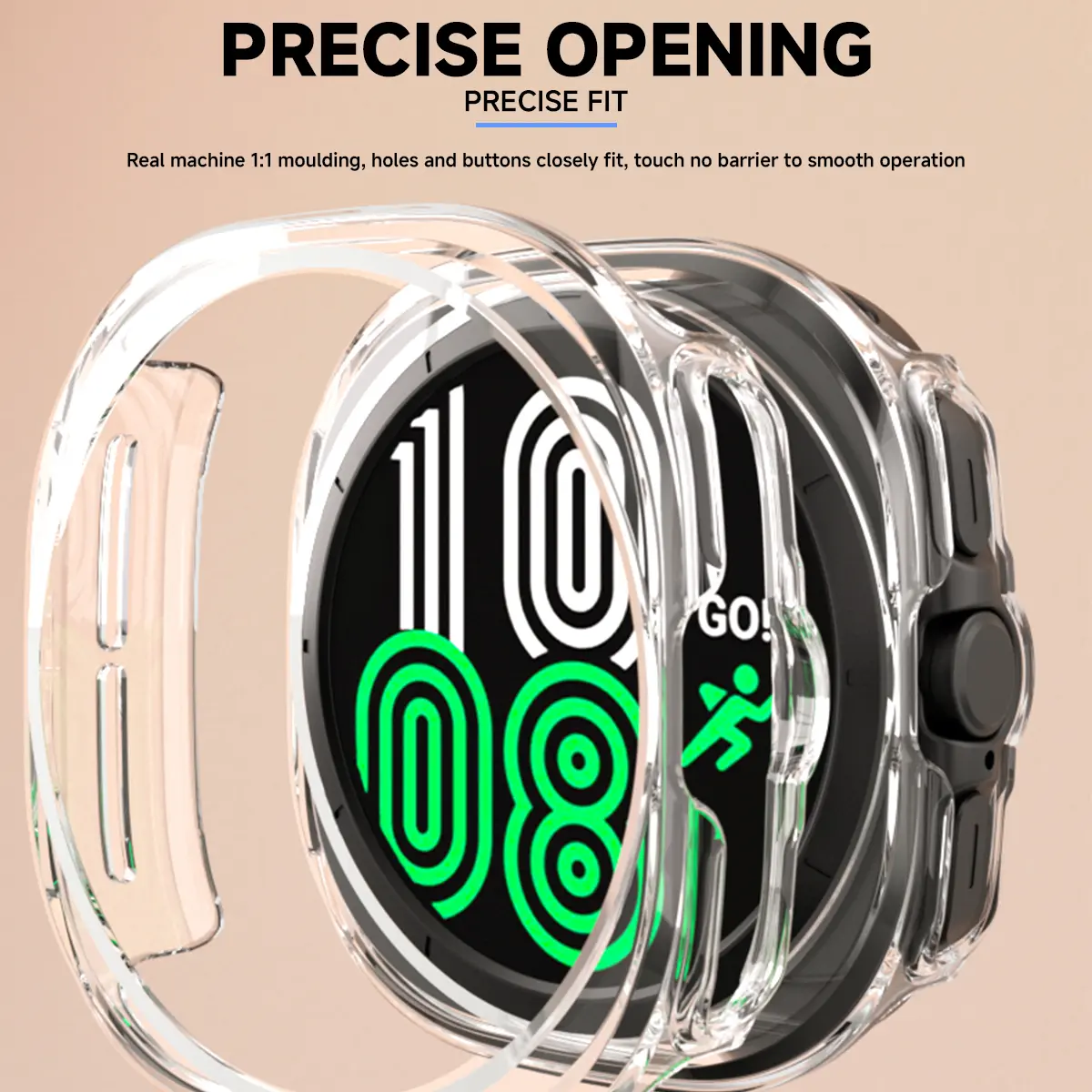 Protective Case for Samsung Galaxy Watch 7 Ultra 47mm SmartWatch PC Protect Shell for Galaxy Watch 7 Ultra 47mm Protector Fram