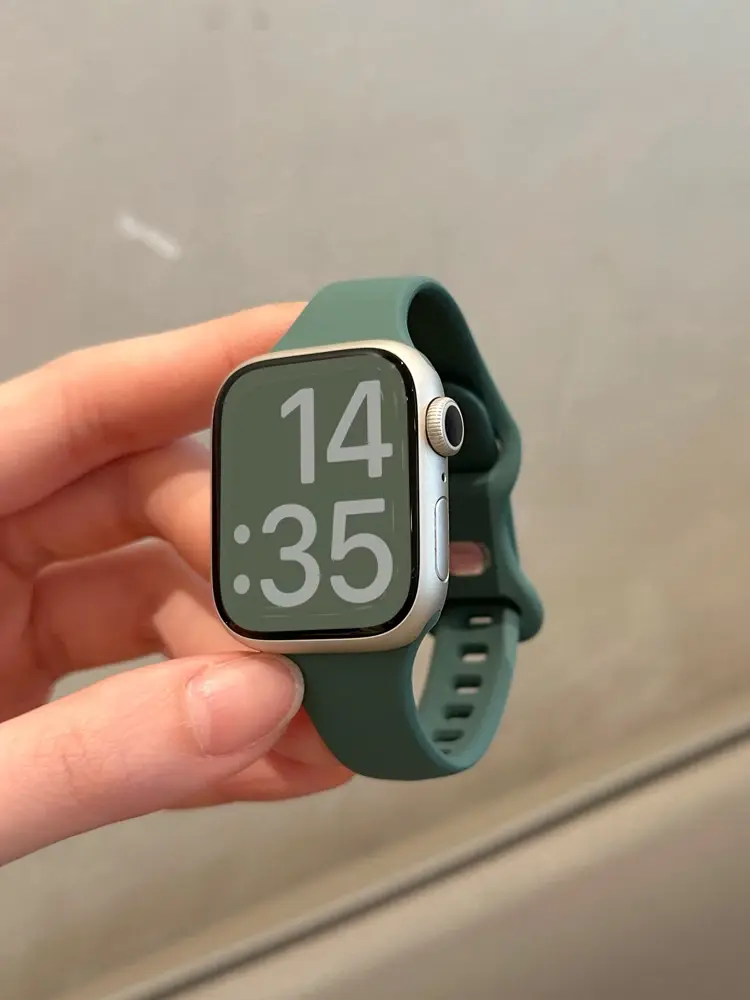 Slim Silicone Strap For Apple Watch Band 45mm 44mm 40mm 41 42-38mm sport bracelet iwatch series 8 7 se 3 4 5 6 9 10 ultra 2 49mm
