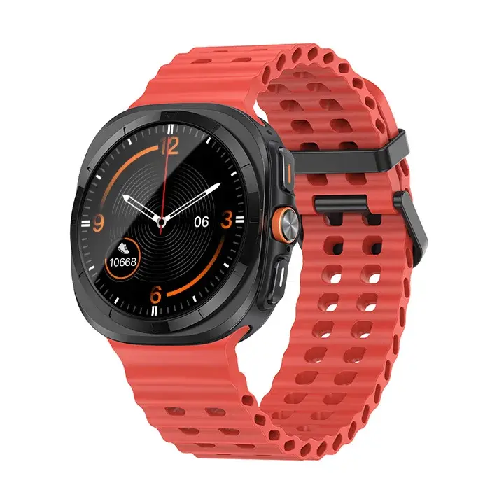 NO Gaps Sports Silicone Strap For Samsung Galaxy Watch Ultra 47mm Marine Band For Galaxy Watch 7 Ultra Men Women Bracelet Correa