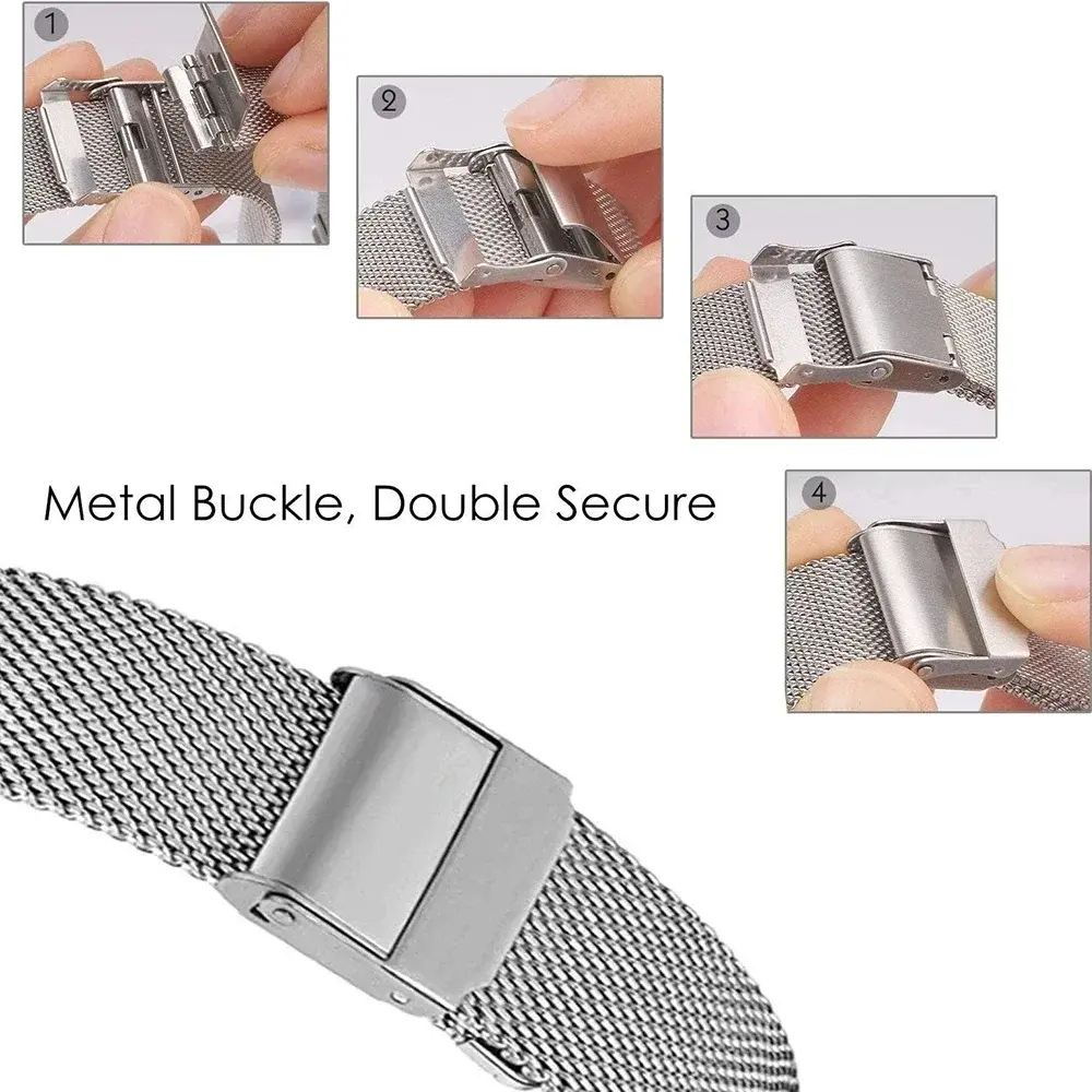 Metal stainless steel strap For Haylou Watch RS5 Smart Watch Wristband For Haylou Watch R8 S8 Bracelets Correa Accessories Belts