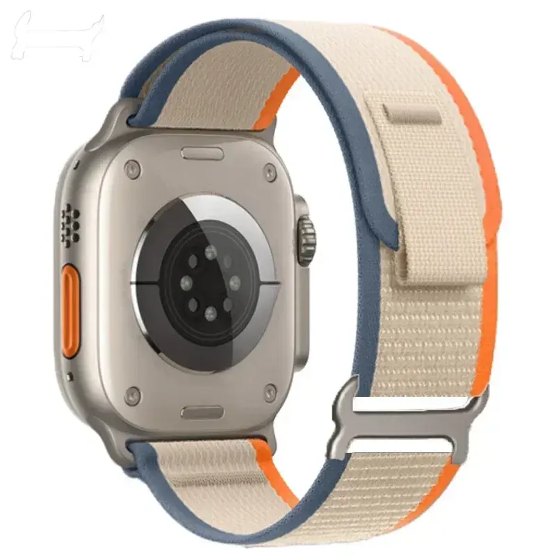 Trail Strap for apple watch band 44mm 45mm 40mm 41mm 42mm nylon bracelet correa iWatch series SE 9 8 7 6 5 Ultra2 49mm strap