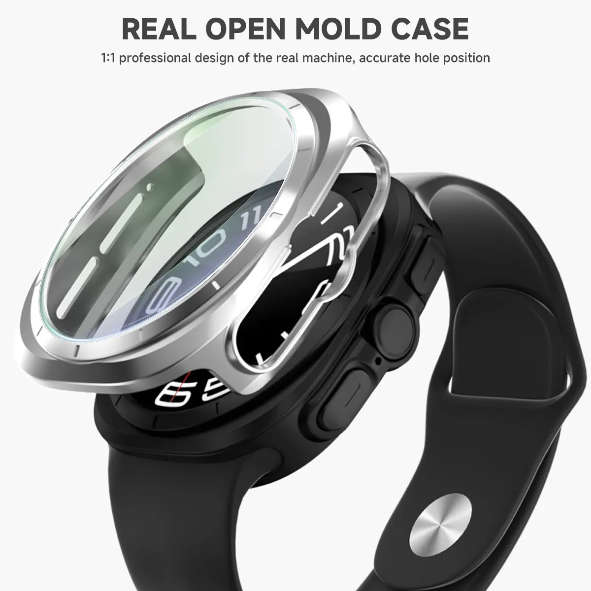 Glass+Cover for Samsung Galaxy Watch 7 Ultra 47mm Soft TPU Case Bumper Screen Protector for Galaxy Watch 7 Ultra Accessories