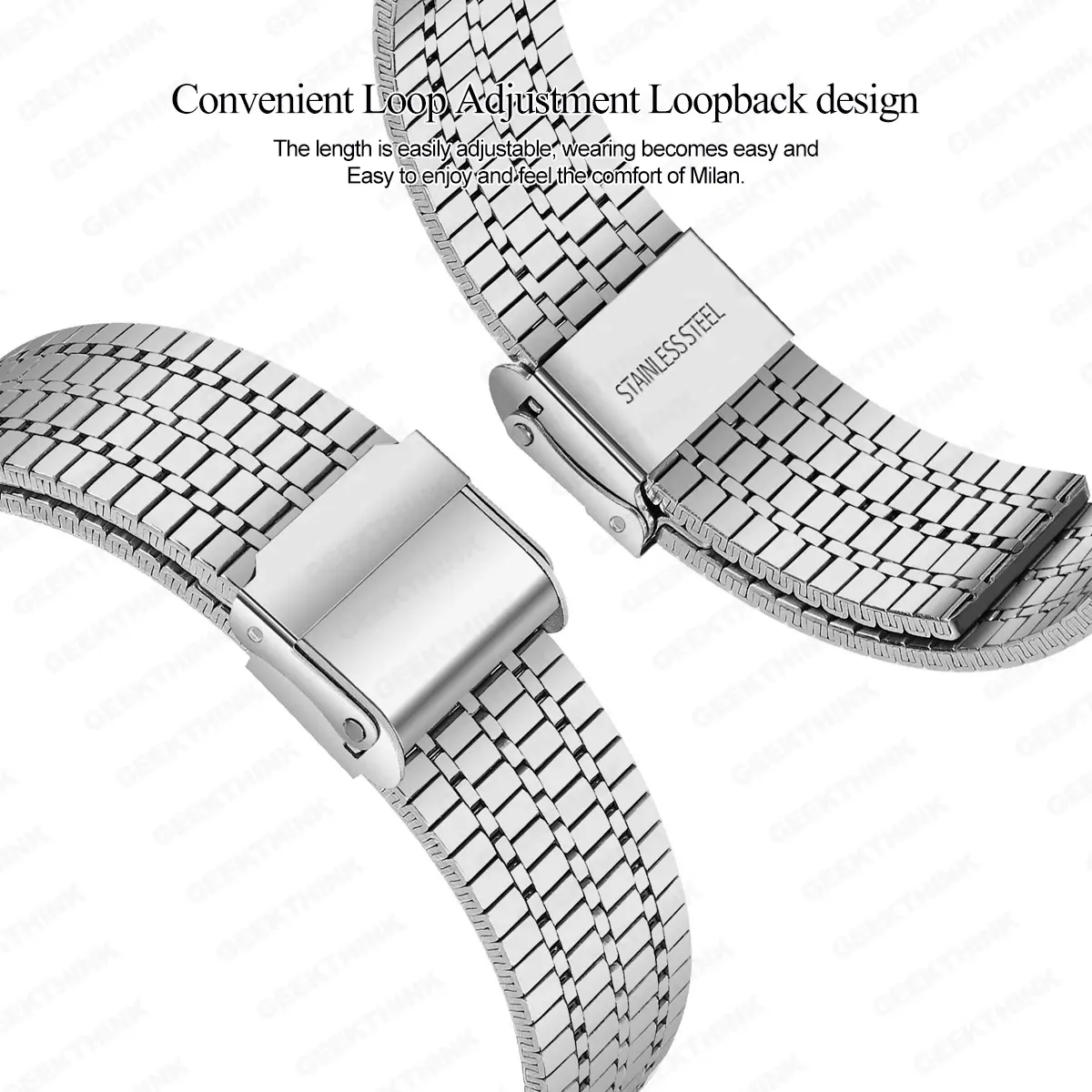 Bracelet for apple watch10 42 46mm 9 8 7 45 41mm SE 6 5 4 44mm 40mm Stainless Steel strap for iwatch ultra2 49mm 3 42 38mm bands