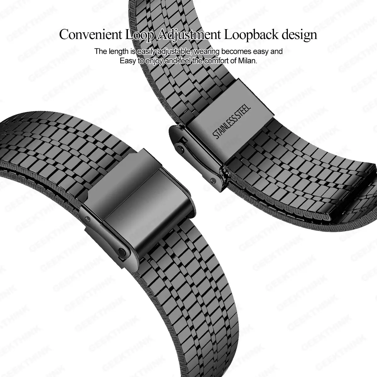 Bracelet for apple watch10 42 46mm 9 8 7 45 41mm SE 6 5 4 44mm 40mm Stainless Steel strap for iwatch ultra2 49mm 3 42 38mm bands