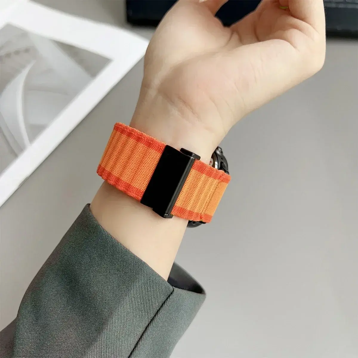 26MM 22MM Nylon Watch Band Straps For Garmin Fenix 6X 6 6S Pro 7X 7 8 Easyfit Wristband Fenix 5 5X 5S Plus Smartwatch Bracelet