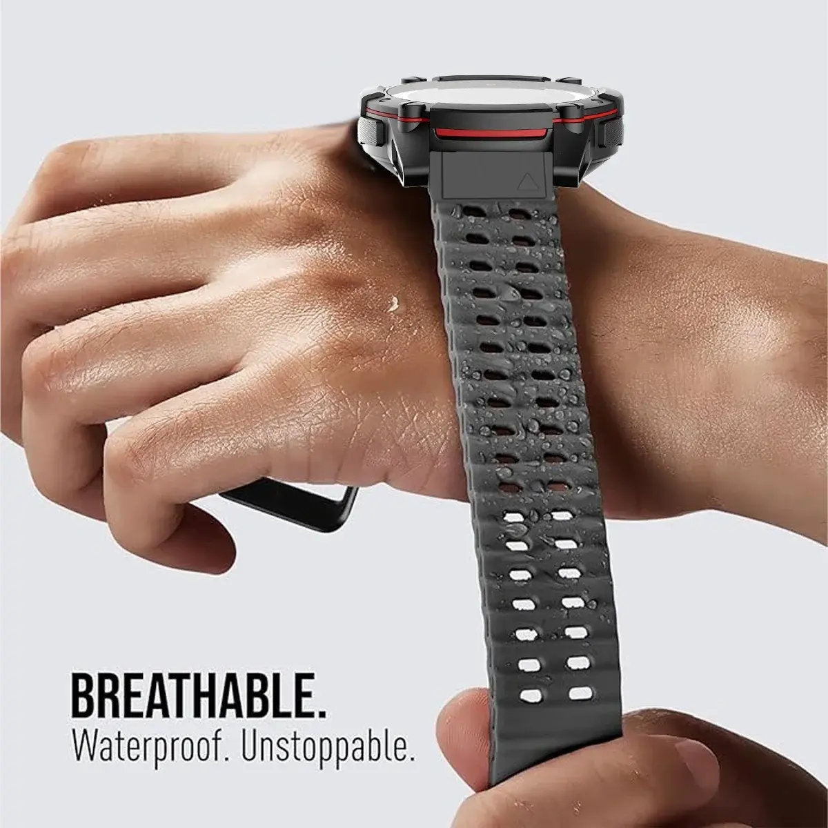26mm 22mm Silicone Strap For Garmin QuickFit Band Fenix 8 47mm 51 7X 7 7S 6X 6 Pro 5 5X Epix 2 Forerunner 965 955 945 Instinct 2