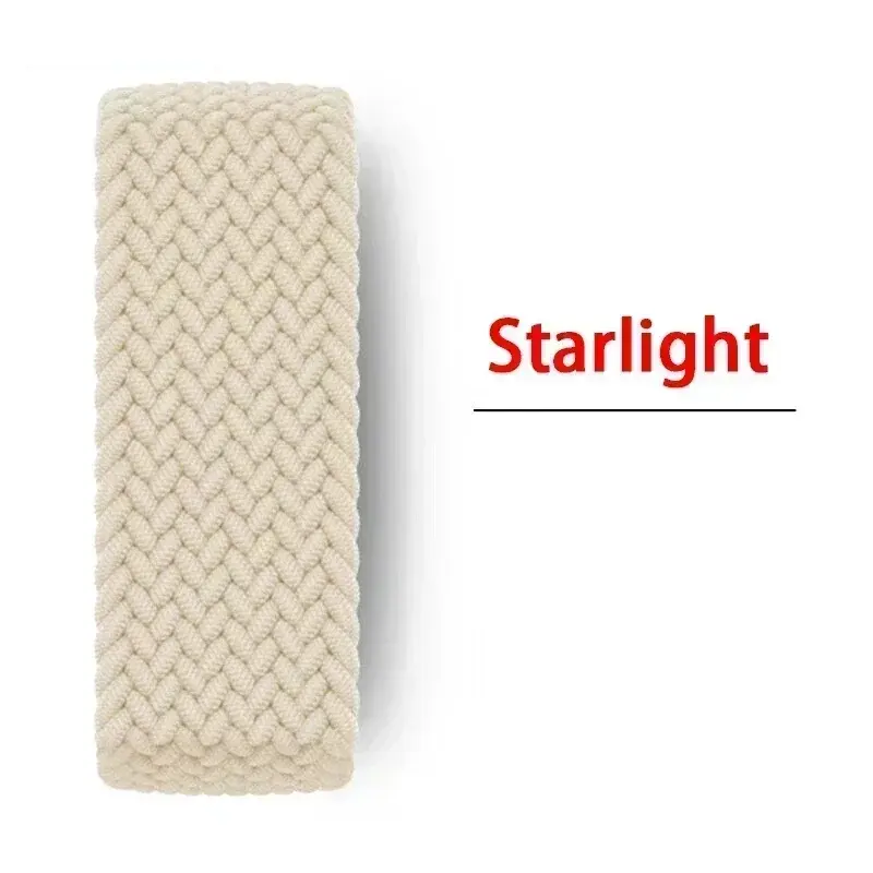 Braided Solo Loop Strap For Apple Watch Ultra 2 band 49mm 44mm 45mm 46mm 40mm 41mm 42mm Bracelet iWatch Series 10 9 SE 8 7 6 5 4