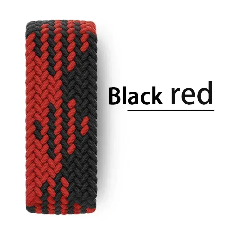 Braided Solo Loop Strap For Apple Watch Ultra 2 band 49mm 44mm 45mm 46mm 40mm 41mm 42mm Bracelet iWatch Series 10 9 SE 8 7 6 5 4