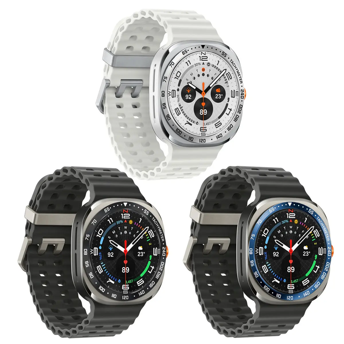 For Samsung Galaxy Watch 7 Ultra 47mm Bezel Ring Metal Protecive Case Cover For Galaxy Watch Ultra Protector Shell Accessoris