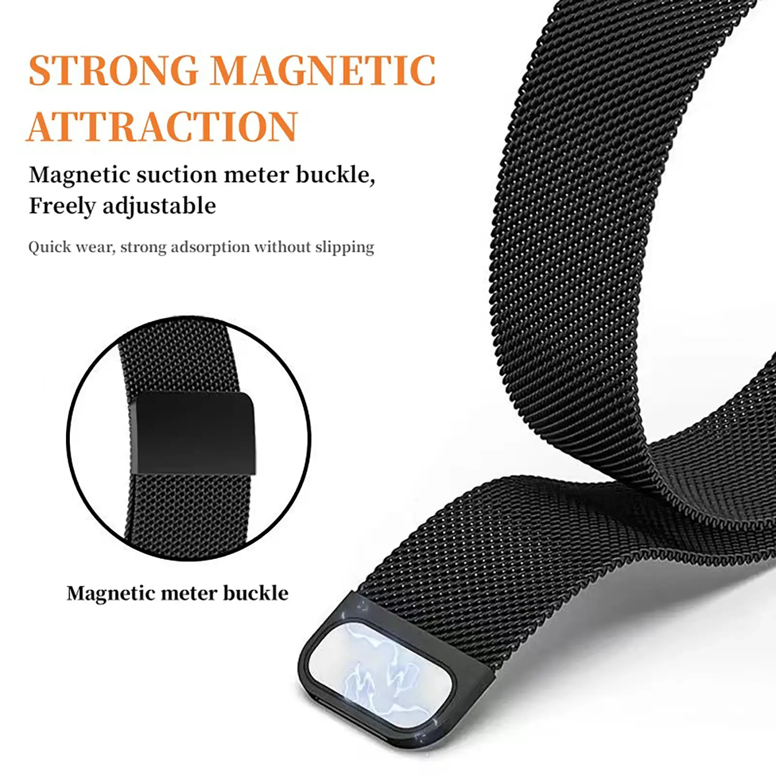 Metal Strap For Xiaomi Mi Band 8 Pro Milan Magnetic Samrt Wristband Stainless Steel Replacement Bracelet for Redmin Watch 4 band