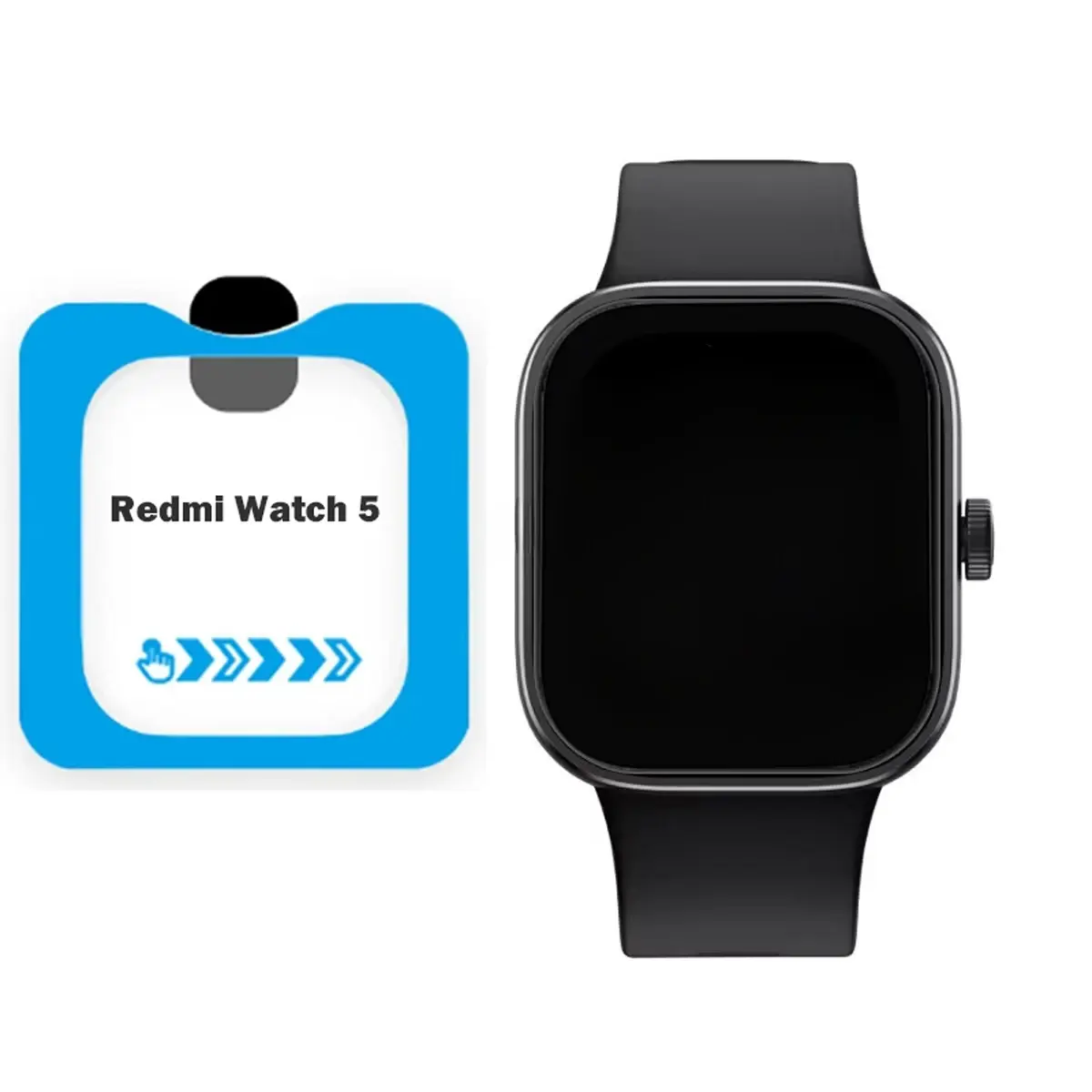 1-5PCS Tempered Glasss for Xiaomi Redmi Watch 4/5 Active/5Lite Screen Protector Protective Glass Easy to Install Tempered Glasss