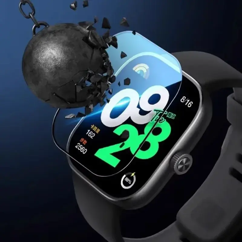 1-5PCS Tempered Glasss for Xiaomi Redmi Watch 4/5 Active/5Lite Screen Protector Protective Glass Easy to Install Tempered Glasss