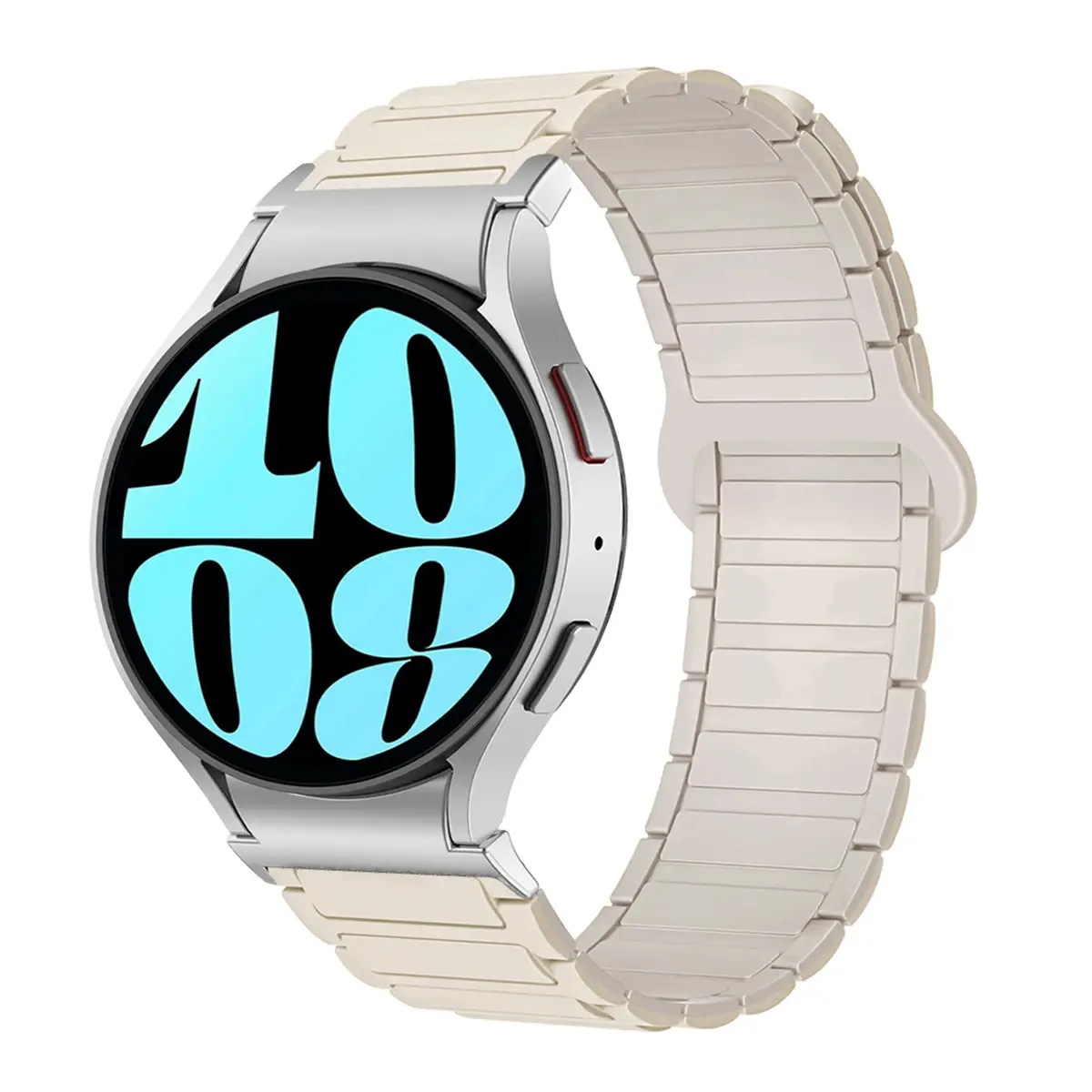 Magnetic Loop Strap For Samsung Galaxy Watch 7 6 5 4 40MM 44MM/4 6 Classic 46 43mm 47mm/5 Pro 45mm Band Silicone 20mm Watch band
