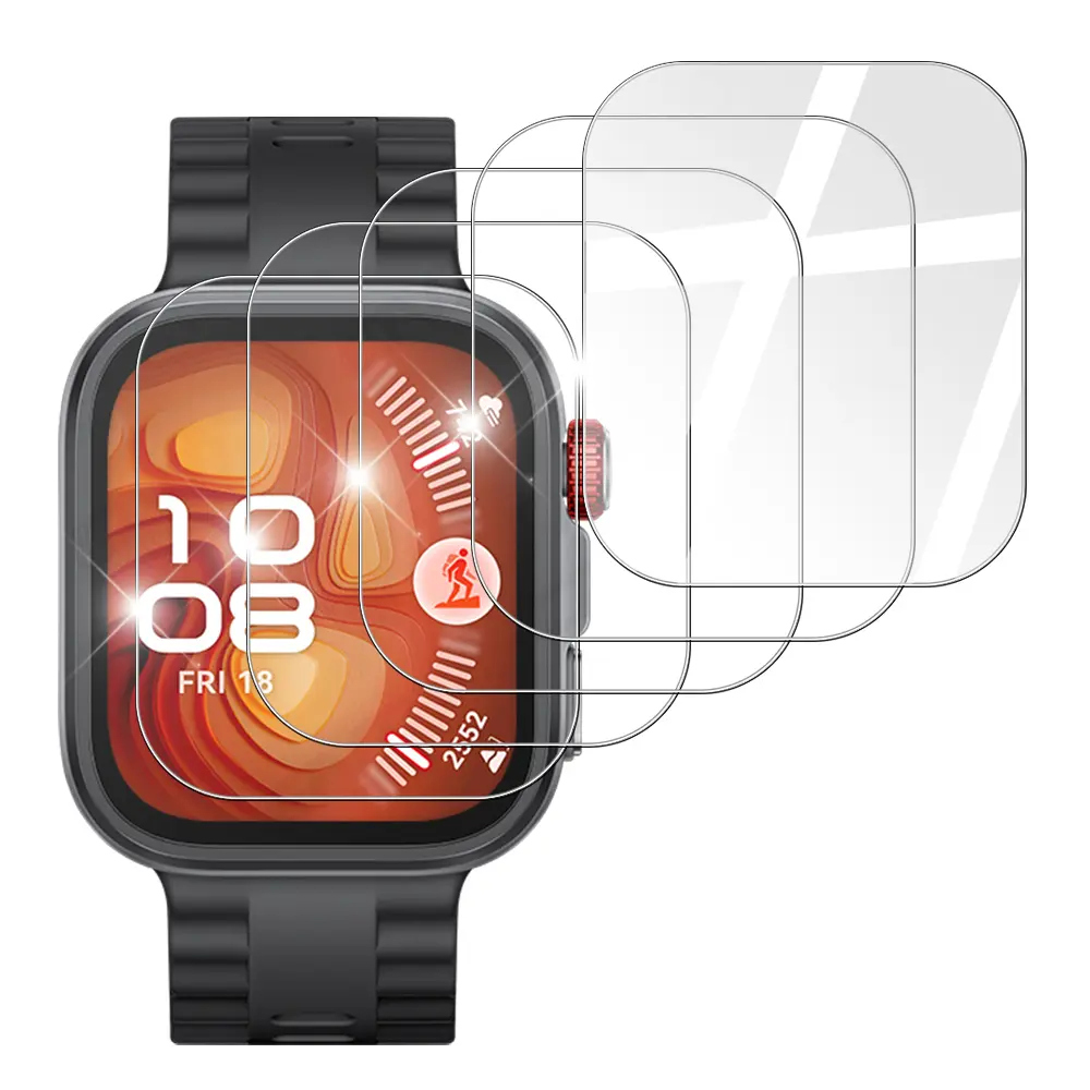 1/2/3/4/5PCS 9H Tempered Glass For Huawei Watch Fit 4 Pro Easy Install Screen Protector For Huawei Fit4Pro Express Setup Glass