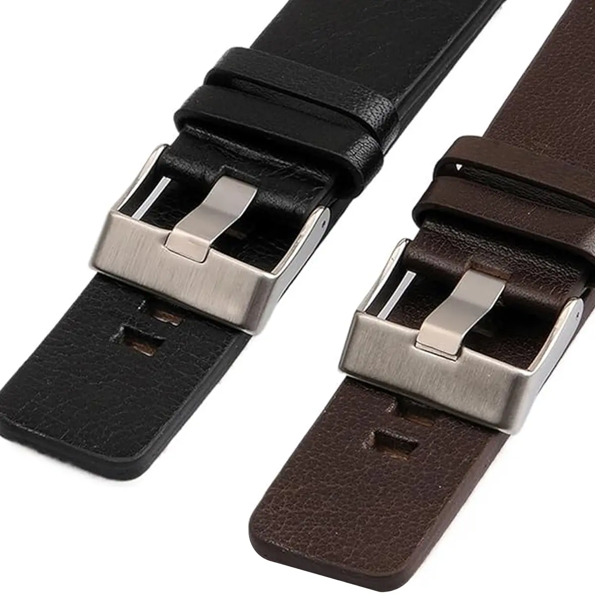 Leather Strap for Samsung Galaxy Watch 8 40mm 44mm/8 Classic /Ultra 2 Bracelet Belt No Gaps Quick Fit Watchband Wristband Straps