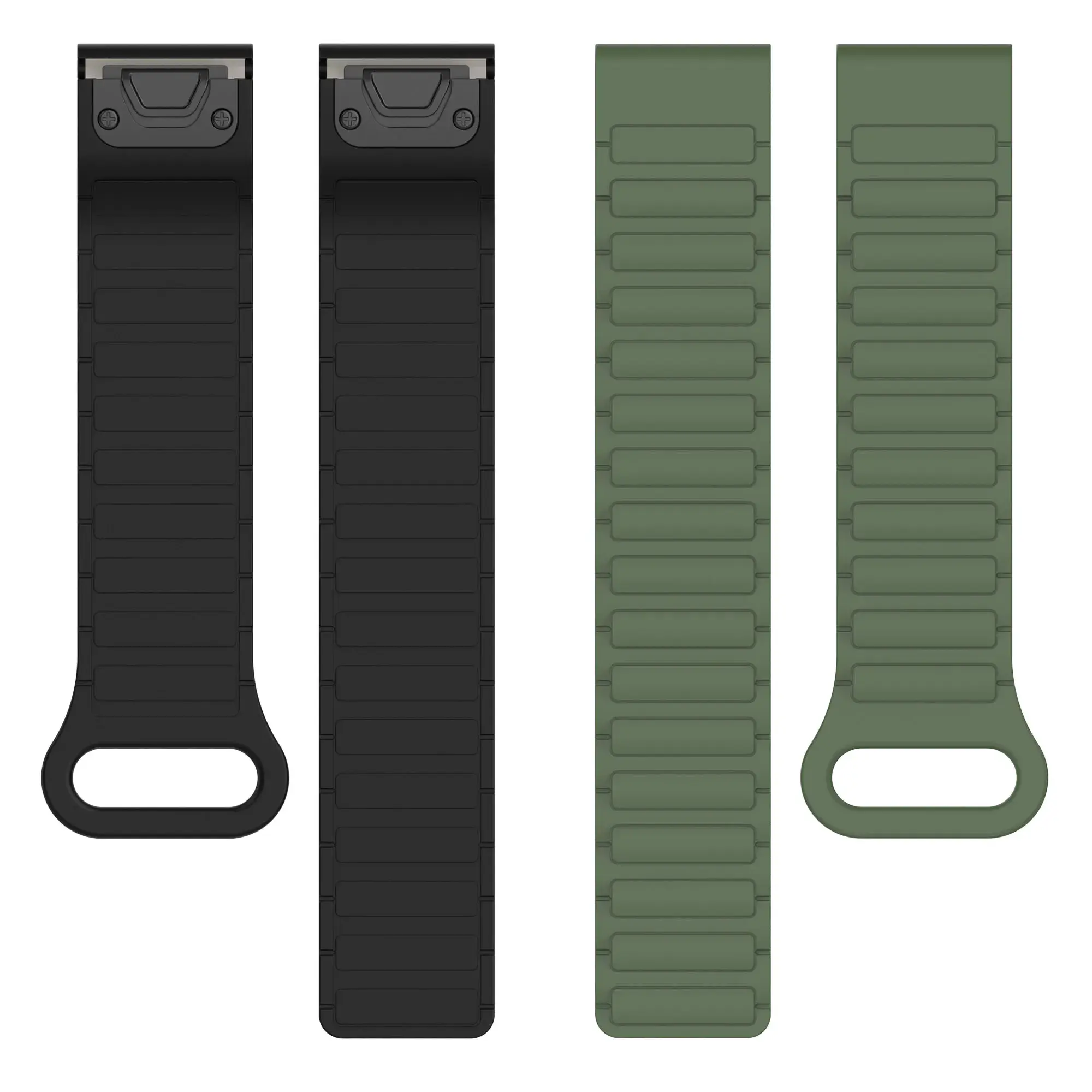 Silicone Magnetic Band for Garmin fenix 8 43 47 51mm 7X 7 7S 5X 5S 6 6X 6S Plus 3HR Quick Fit 20mm 22mm 26mm Bracelet WristStrap