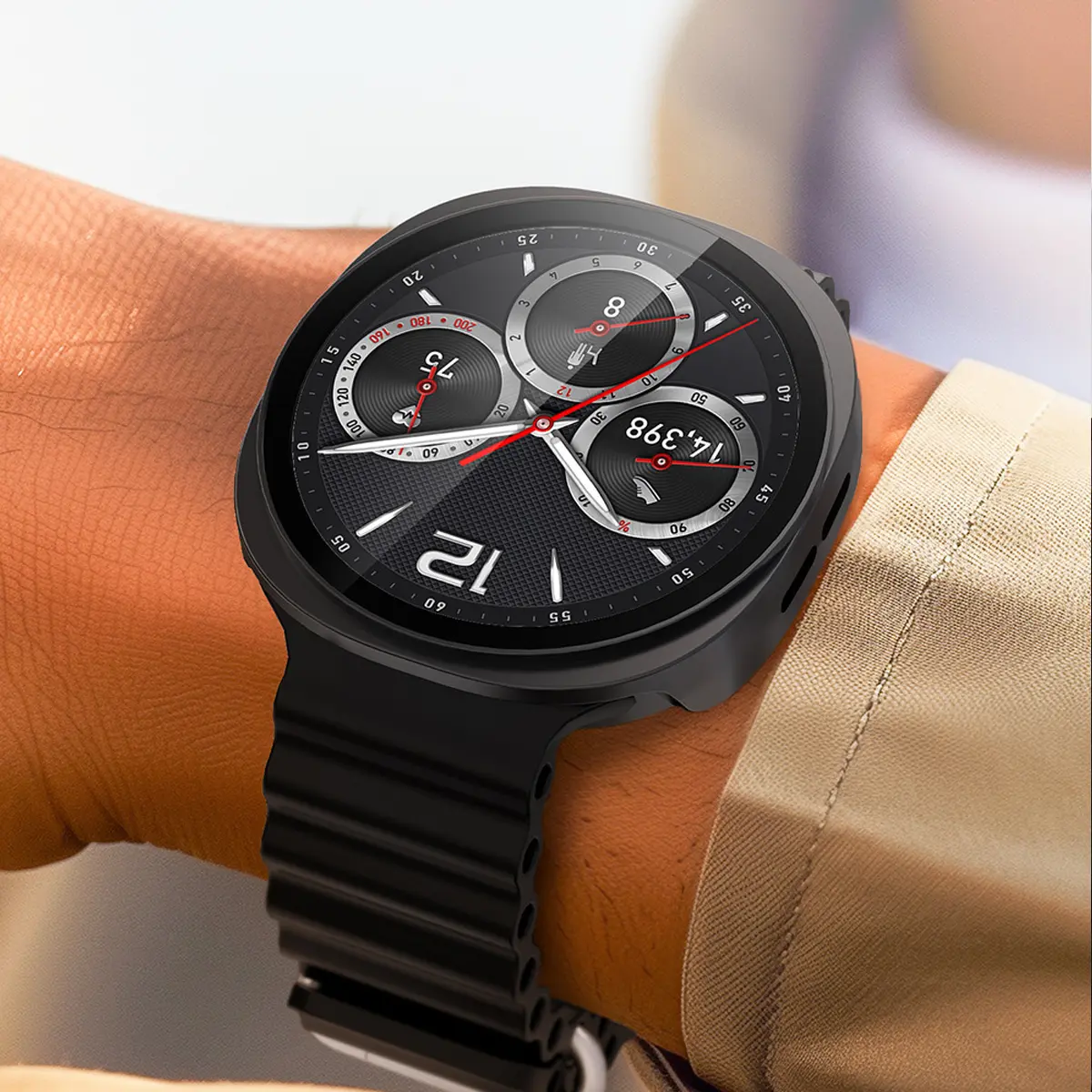 Screen Protector Case For Samsung Galaxy watch 8 40mm / 44mm Soft TPU Face Cover All-Around Protective Bumper Accessories