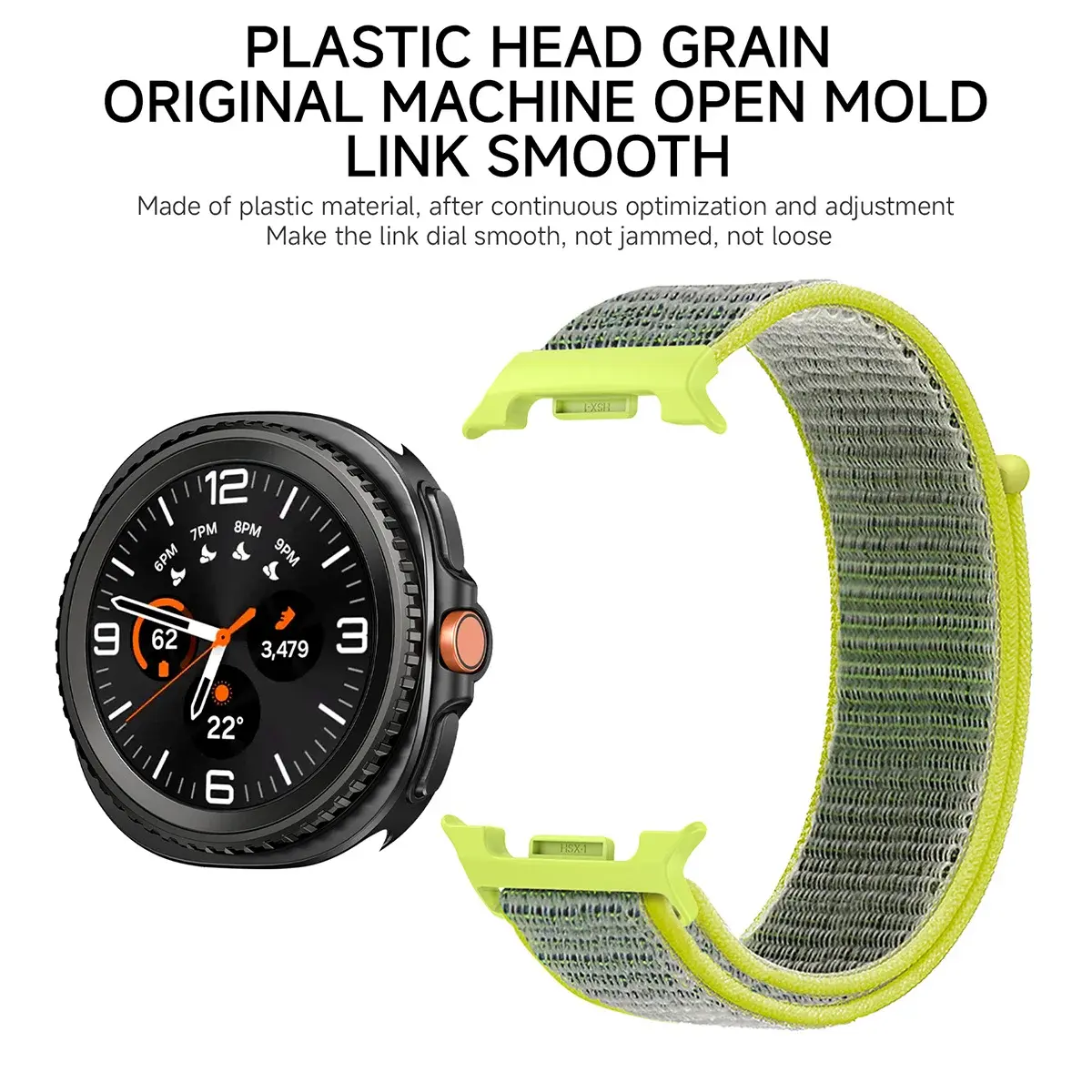 Nylon Strap for Samsung Galaxy Watch 8 44mm 40mm/8 Classic braided loop Bracelet Sport Watchband Correa for Watch 8 Classic Band