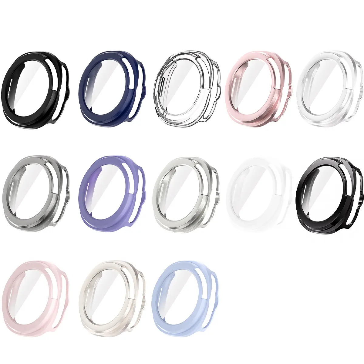 Bumper Case for Samsung Galaxy Watch 8 Classic 46mm,[No Screen Protector]Slim Shockproof Cover for Samsung Watch 8 Classic