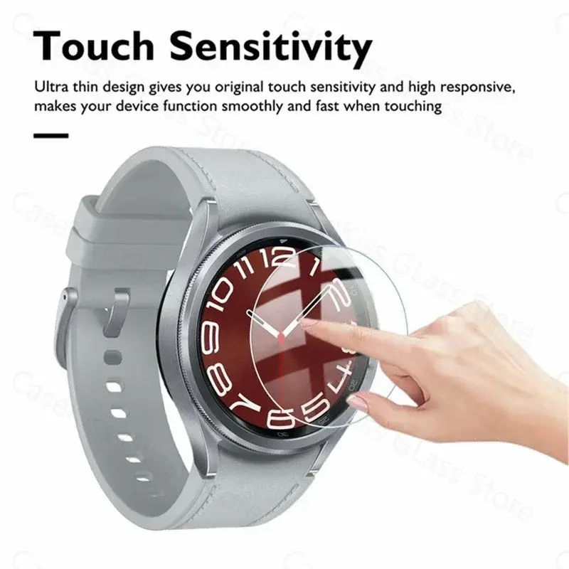 100D Screen Protector For Samsung Galaxy Watch 6 40mm 44mm Tempered Glass on galaxy Watch6 Classic 43mm 47mm watch5 Pro 45mm