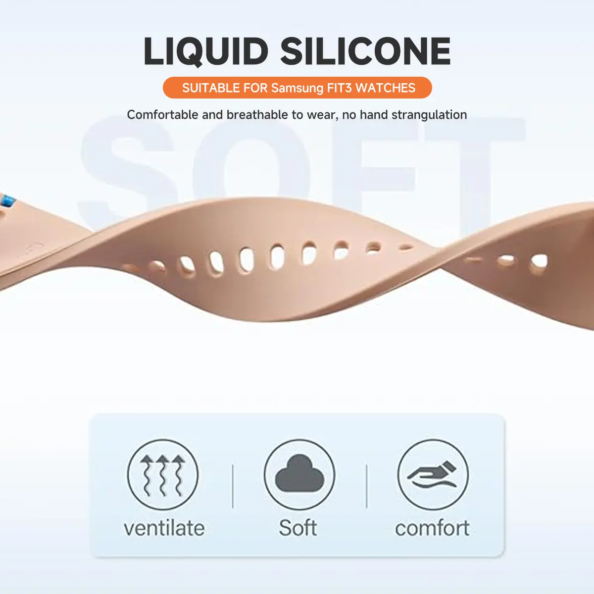 Silicone Strap For Samsung Galaxy Watch 840mm 44mm/ 8 Classic / Ultra 2 Watchband Adjustable Soft TPU Wristband Belt Accessories