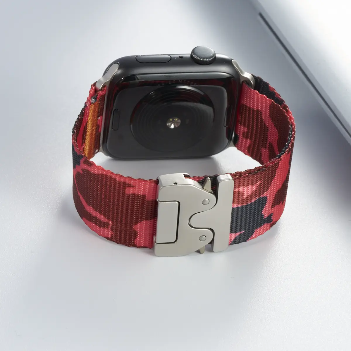 Nylon Loop camouflage Band for Apple Watch Band Series10 49mm 46 45 44 42 38 40 41 Parachute Style Buckle Iwatch Ultra2 9 8 7 6