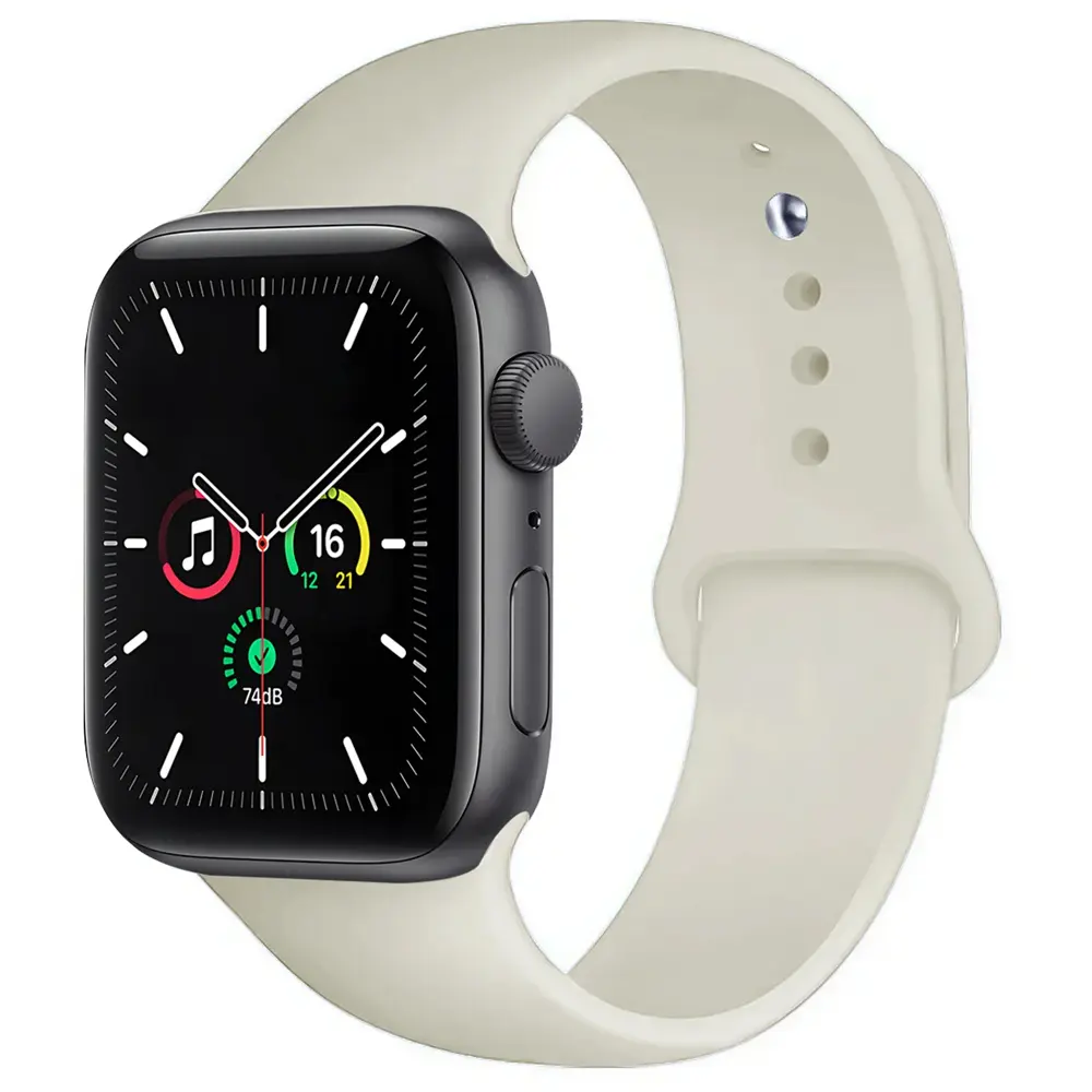 Silicone Band for Apple Watch Strap 46mm 49mm 44mm 45mm 40mm 41mm 42mm Bracelet Iwatch Series 10 9 8 7 6 5 4 3SE Ultra 2 Correa