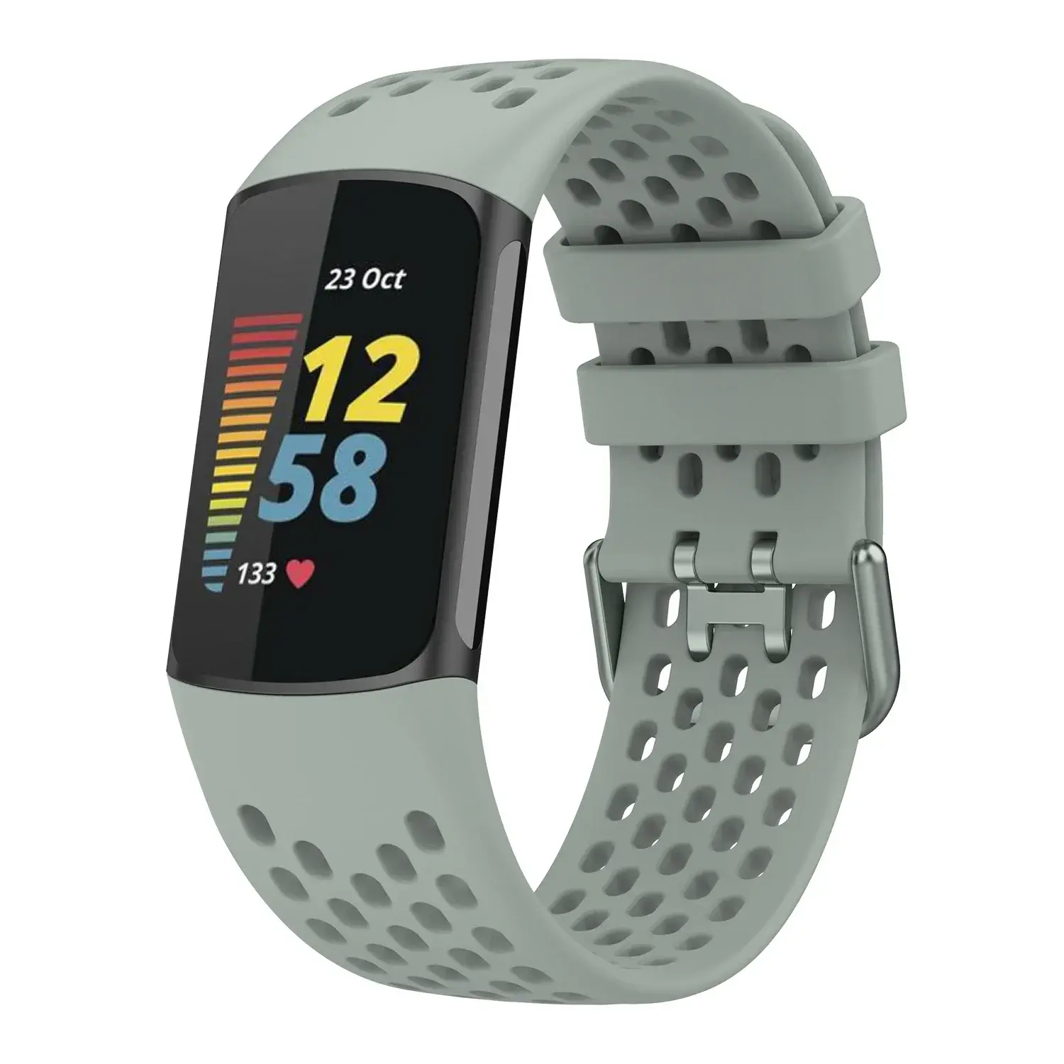 Strap For Fitbit Charge 5/6 Smart Watch Band Sports Breathable Strap Silicone Wristband For Fit Bit Charge5 Bracelet Accessories