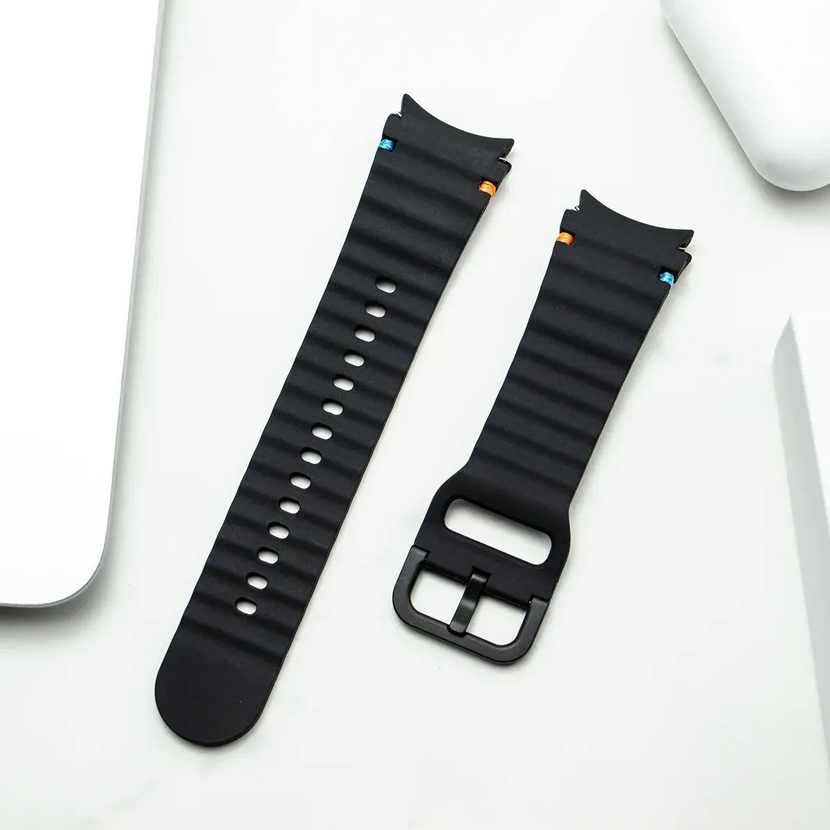 Silicone Strap For Samsung Galaxy Watch 7 6 5 4 44mm 40mm 5 45mm 20mm Bracelet for Galaxy Watch 6 4 classic 47mm 43mm 46 42 band