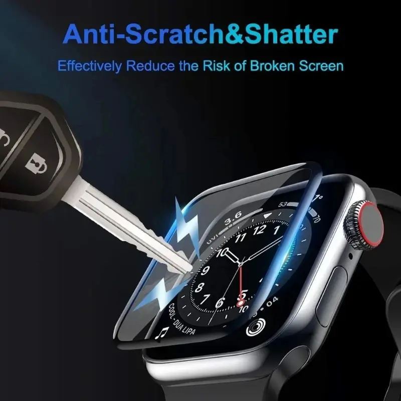 3PCS Ceramic Film For Apple Watch Ultra 8 7 49mm 45mm 41mm Screen Protector For Apple Watch 6 5 4 SE 44mm 40mm 3 2 9 42mm 38mm