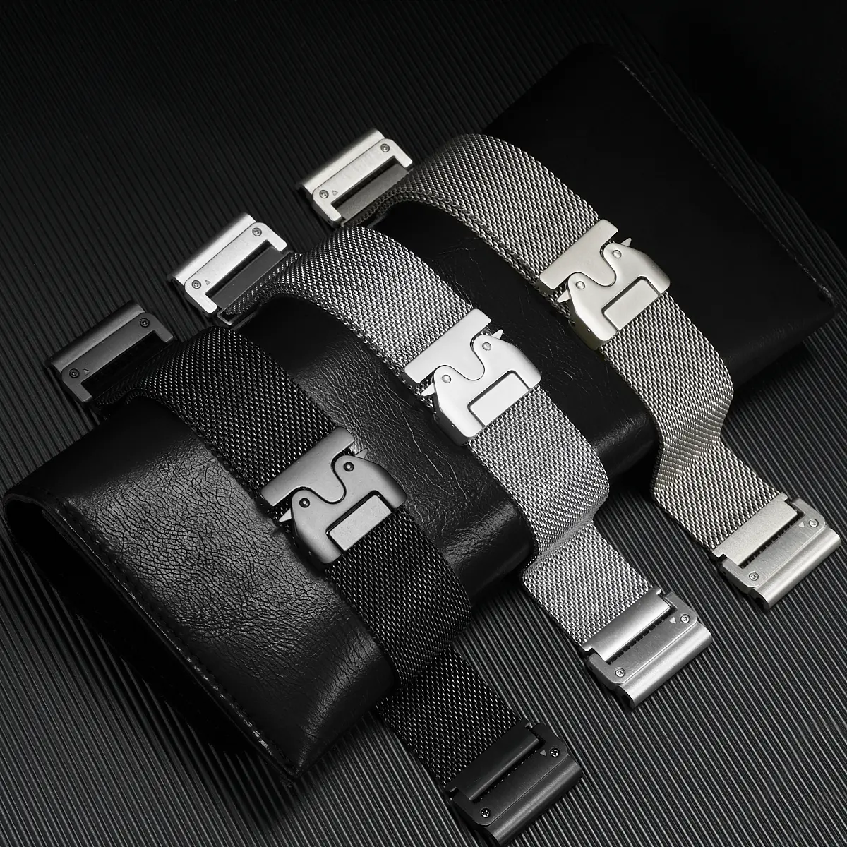 26mm For Garmin Stainless Steel Watch Fenix 8 51mm/5X/5XPlus/6X Pro/7x/3 Band Quick Fit Sports Band Metal Adapter Replacement