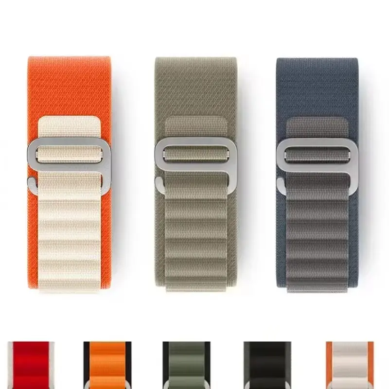 Alpine loop Strap for Apple watch Ultra 2 Band 46mm 40mm 45mm 41mm 38mm 42mm 49mm bracelet iWatch series 10 9 8 7 6 5 4 se Bands