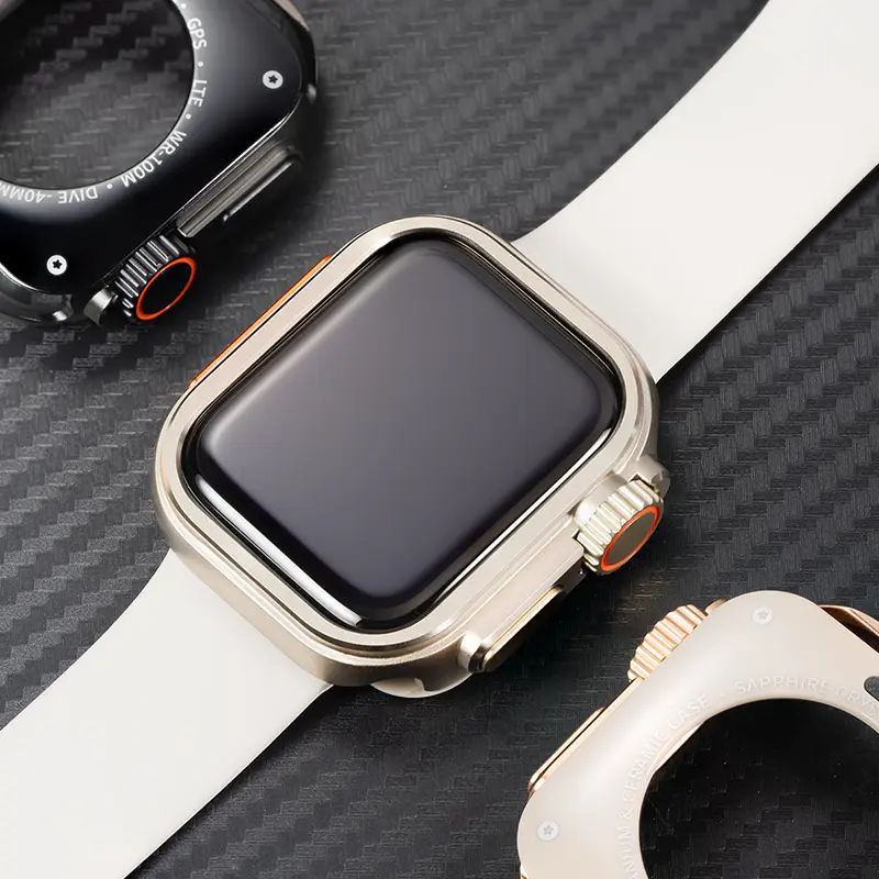 Metal Bumper Case For Apple Watch Series 10 46mm 42mm Protector Frame Cover Replacement  For iWatch Ultra 2 49mm Cover