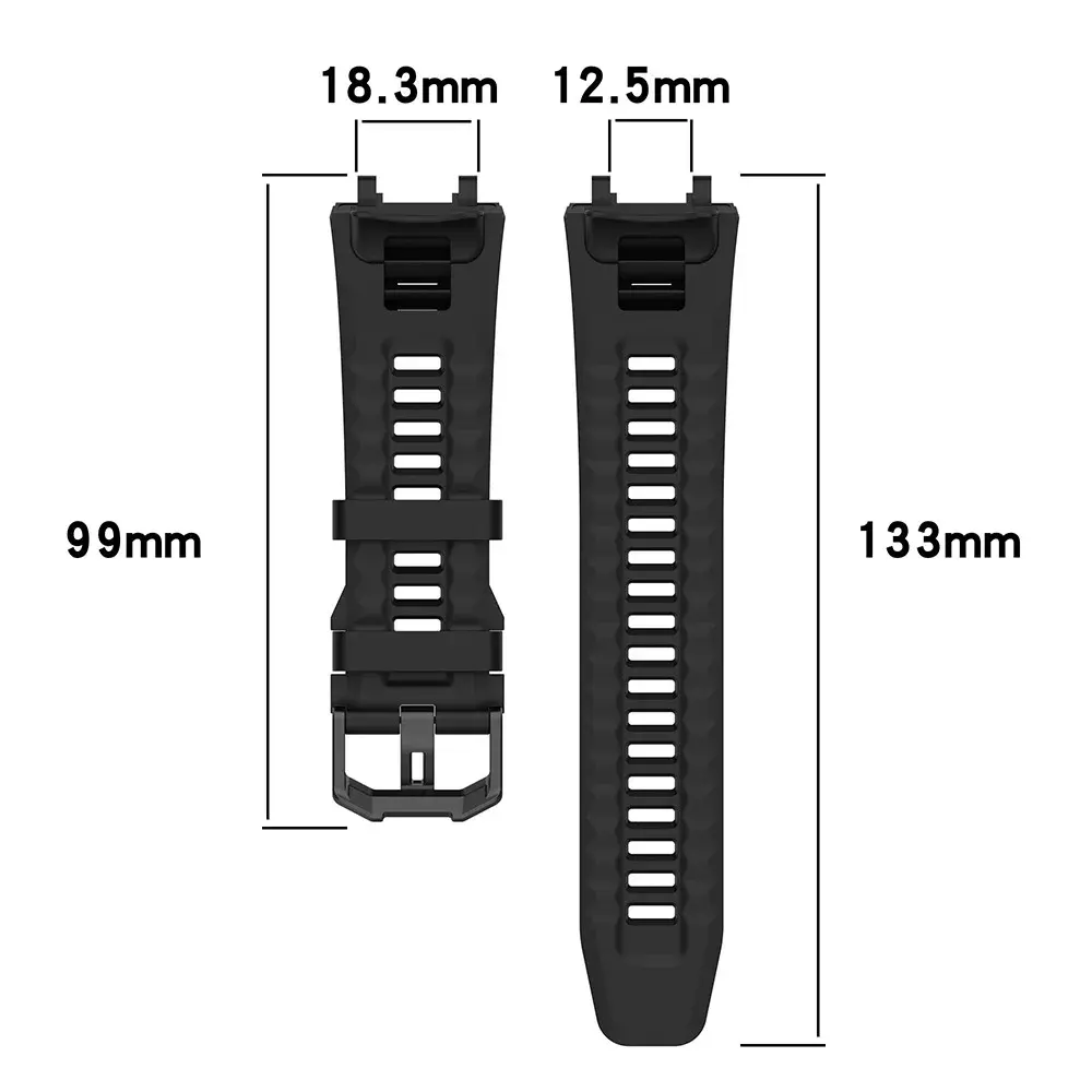 Blue T rex 2 Strap Watchband for Amazfit T-Rex 2 Watch Band Silicone Accessories for Amazfit T Rex 2 Smartwatch Replacement