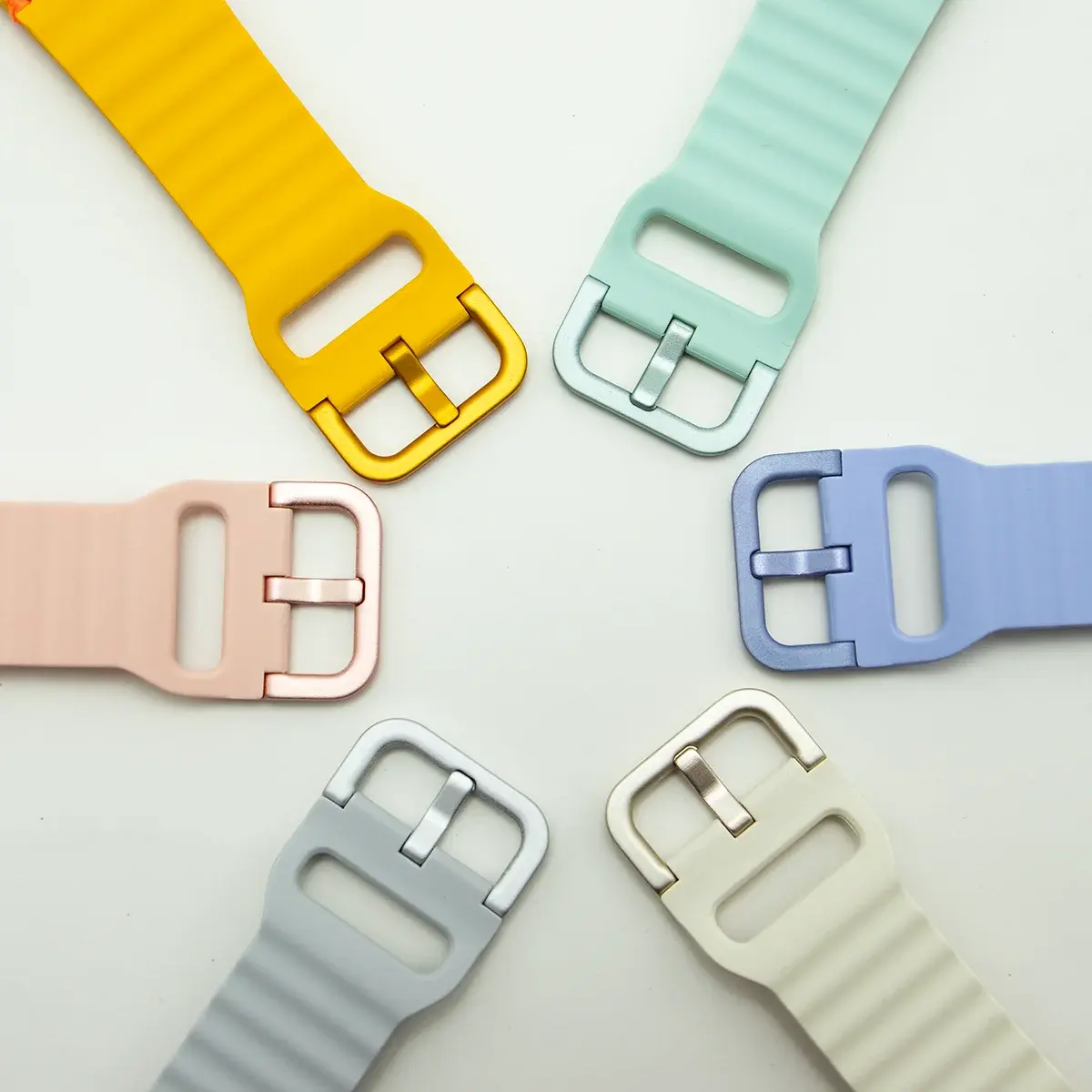 Original Silicone Strap for Samsung Galaxy Watch 7/6/5/4/classic/Pro 40mm 44mm No Gaps Sport Bracelet correa Galaxy watch 7 Band