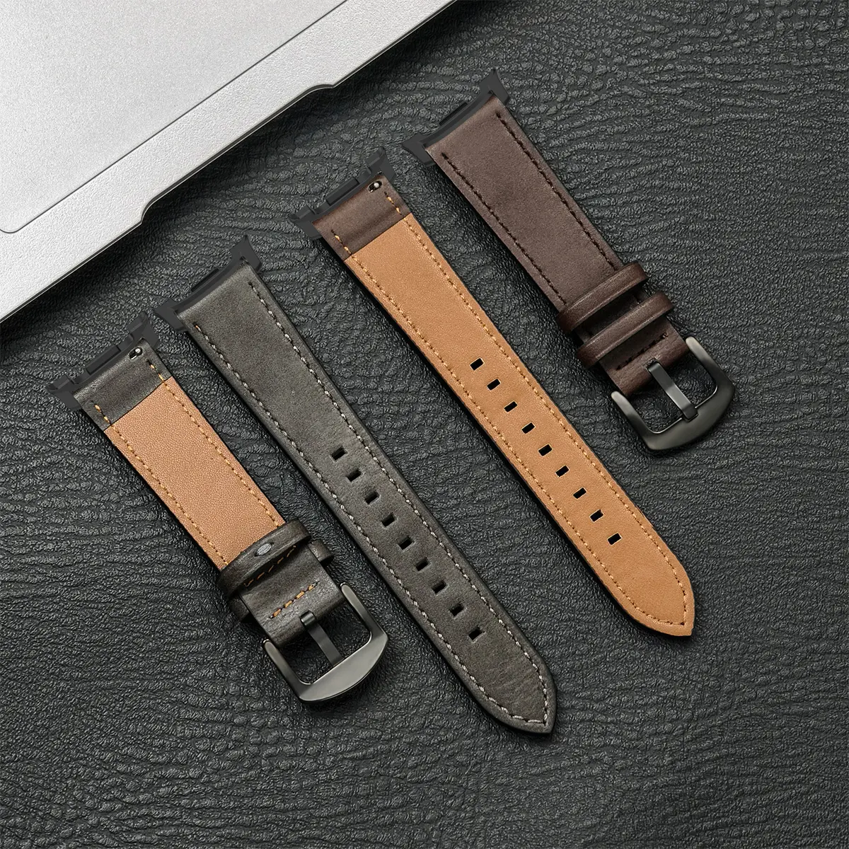 Leather Strap for Samsung Galaxy Watch 8 Classic 8 40mm 44mm Band No Gaps sport Bracelet Correa for Galaxy Watch Ultra 2 Strap